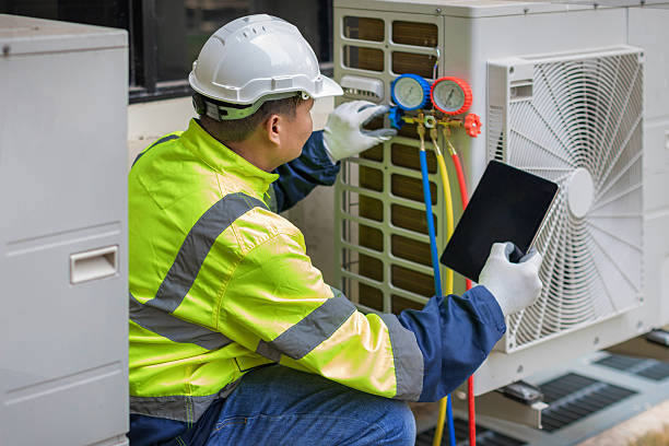 Professional Hvac technician working in Nine Mile Falls, WA